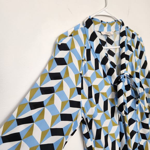 Dorothee Schumacher‎ Graphic Volumes Printed Midi Dress 2 Cocktail Wedding Party - Picture 5 of 10